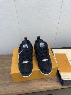 LV Sneakers Leather Mesh Black-White EU35-45 C00202609111643