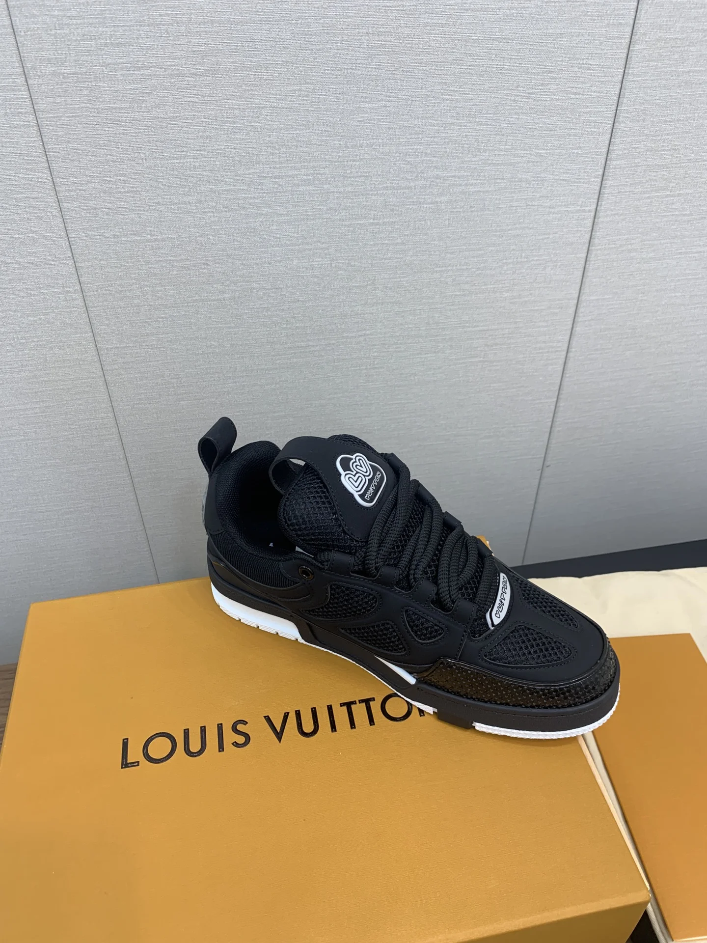 LV Sneakers Leather Mesh Black-White EU35-45 C00202609111643 - Image 7