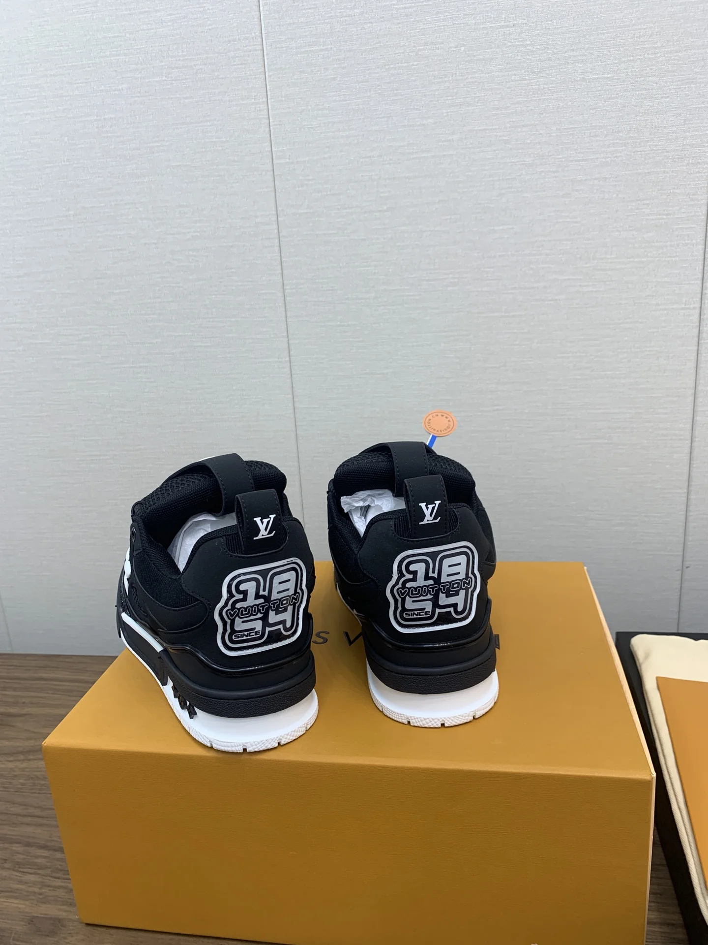LV Sneakers Leather Mesh Black-White EU35-45 C00202609111643 - Image 8
