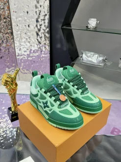 Alternative view of LV Sneakers Leather Mesh Green-Mint Green EU35-44 C00202609111650