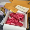 LV Sneakers Leather Mesh Red-Pink EU35-44 C00202609111657