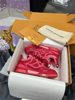 LV Sneakers Leather Mesh Red-Pink EU35-44 C00202609111657