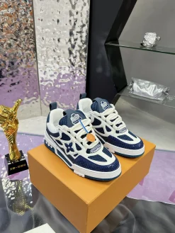 Alternative view of LV Sneakers Leather Mesh White-Blue EU35-44 C00202609111655