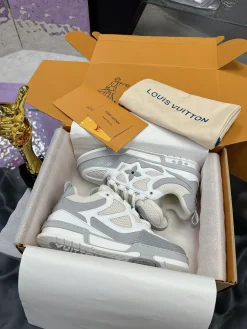LV Sneakers Leather Mesh White-Grey EU35-44 C00202609111656