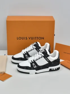 LV Sneakers Leather White-Black EU35-46 B80202609111587