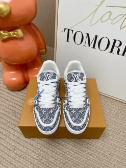 LV Sneakers Leather White-Blue EU35-46 C20202609111631