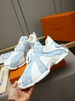 Alternative view of LV Sneakers Leather White-Light Blue EU39-44 B90202609110694