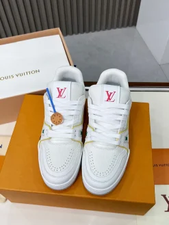 Alternative view of LV Sneakers Leather White-Orange EU35-45 C00202609111678