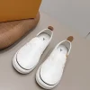 LV Sneakers Mercerized Cotton Lambskin White-Brown EU39-44 C00202609111524