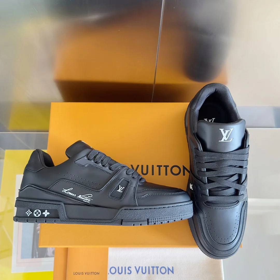 LV Sneakers Mesh Fabric Black-White EU34-44 C00202609111621 - Image 2