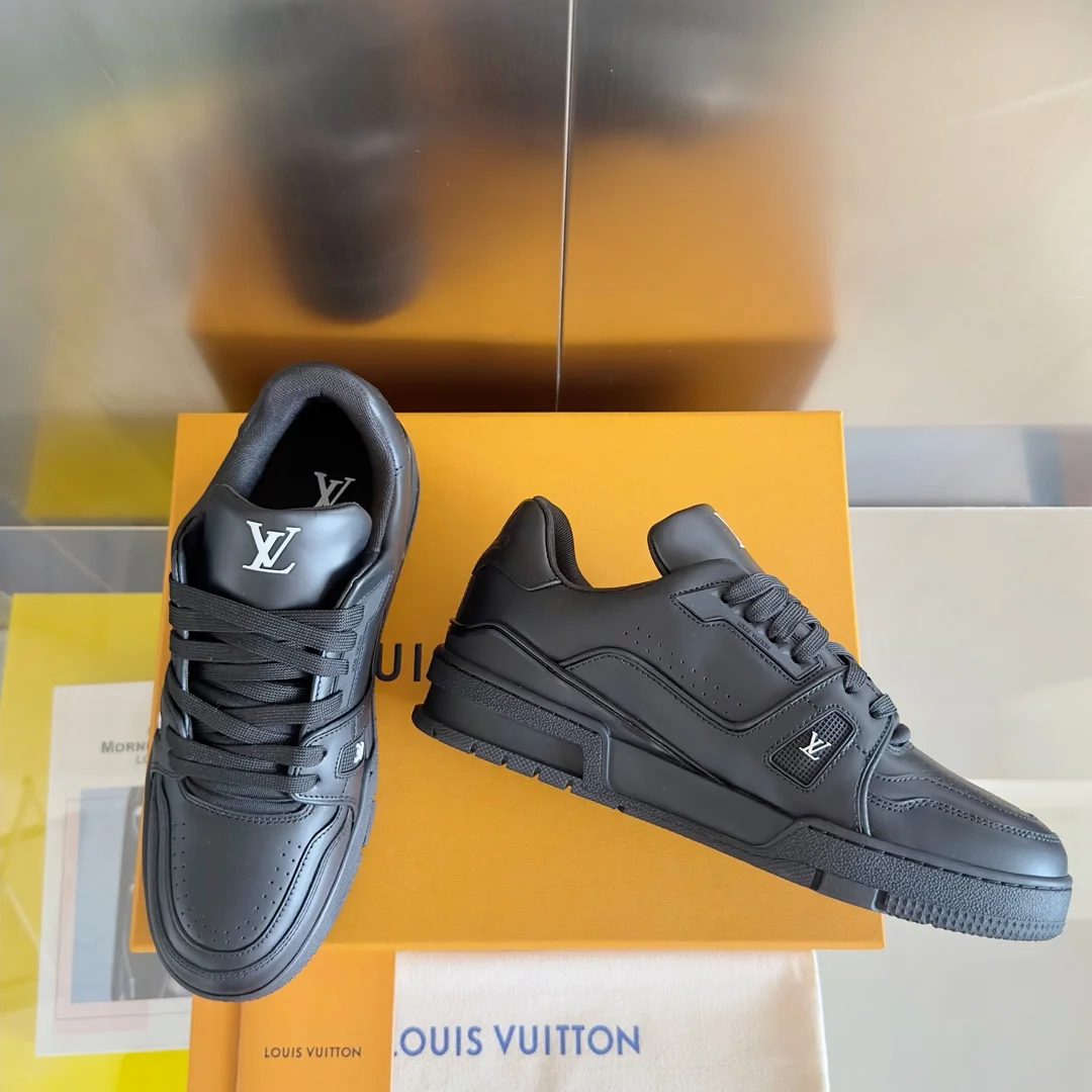 LV Sneakers Mesh Fabric Black-White EU34-44 C00202609111621 - Image 3