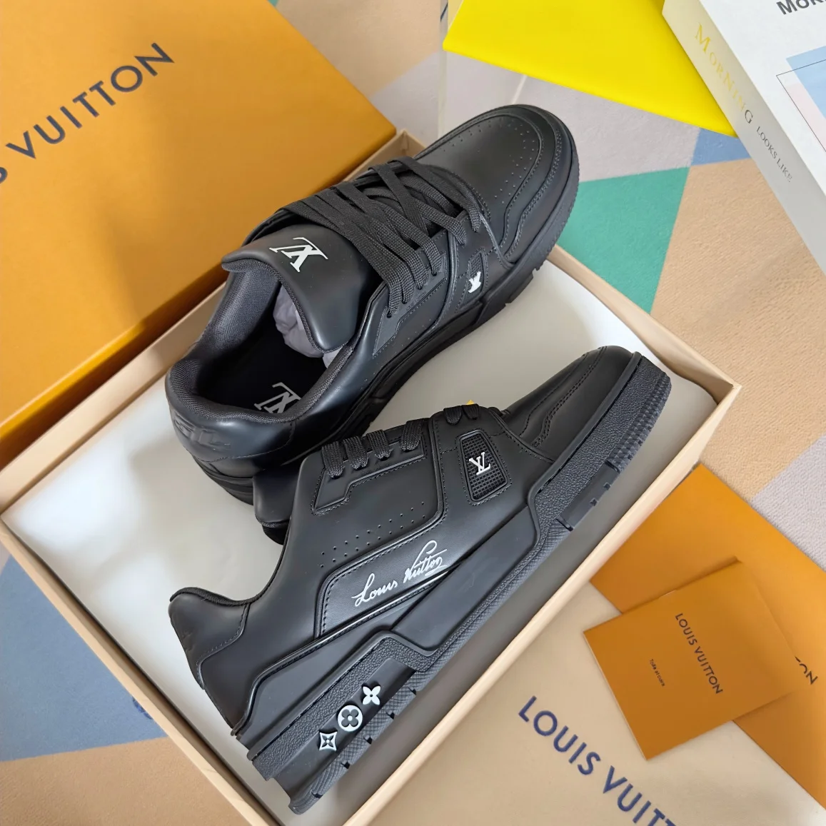 LV Sneakers Mesh Fabric Black-White EU34-44 C00202609111621 - Image 4