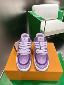 LV Sneakers Mesh Fabric Purple-White EU34-46 C00202609111607