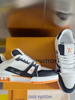 Alternative view of LV Sneakers Mesh Rubber White-Black-Orange EU34-44 C00202609111617