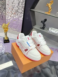LV Sneakers Mesh White-Red EU34-46 C00202609111591