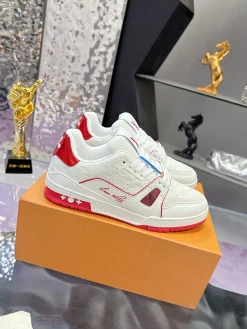 Alternative view of LV Sneakers Mesh White-Red EU34-46 C00202609111591