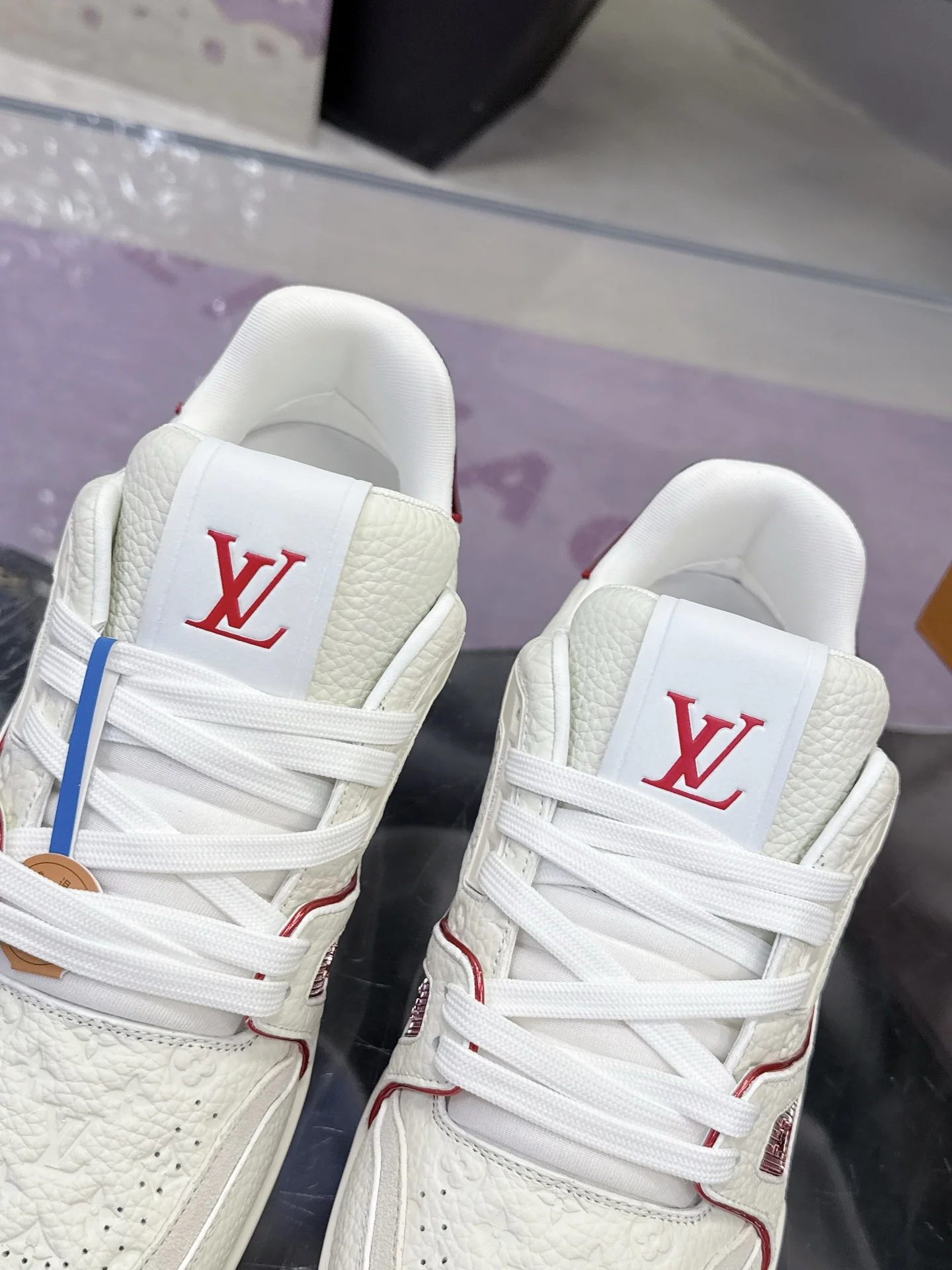 LV Sneakers Mesh White-Red EU34-46 C00202609111591 - Image 8