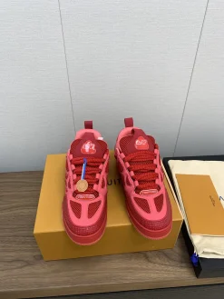 LV Sneakers Nubuck Leather Red-Pink EU35-45 C00202609111647