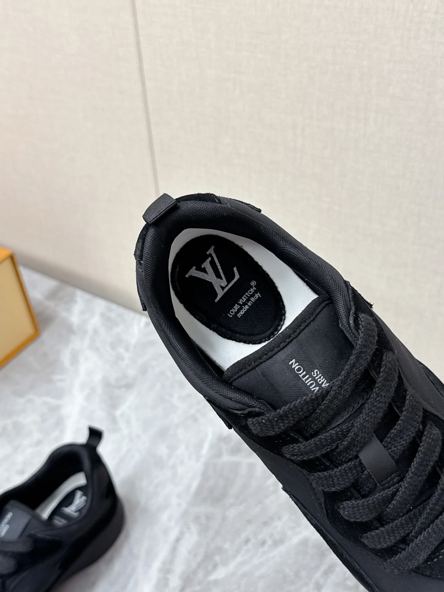 LV Sneakers Nylon Suede Black-White EU39-45 C30202609111367 - Image 7