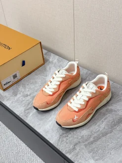 LV Sneakers Nylon Suede Orange-White EU39-45 C30202609111371