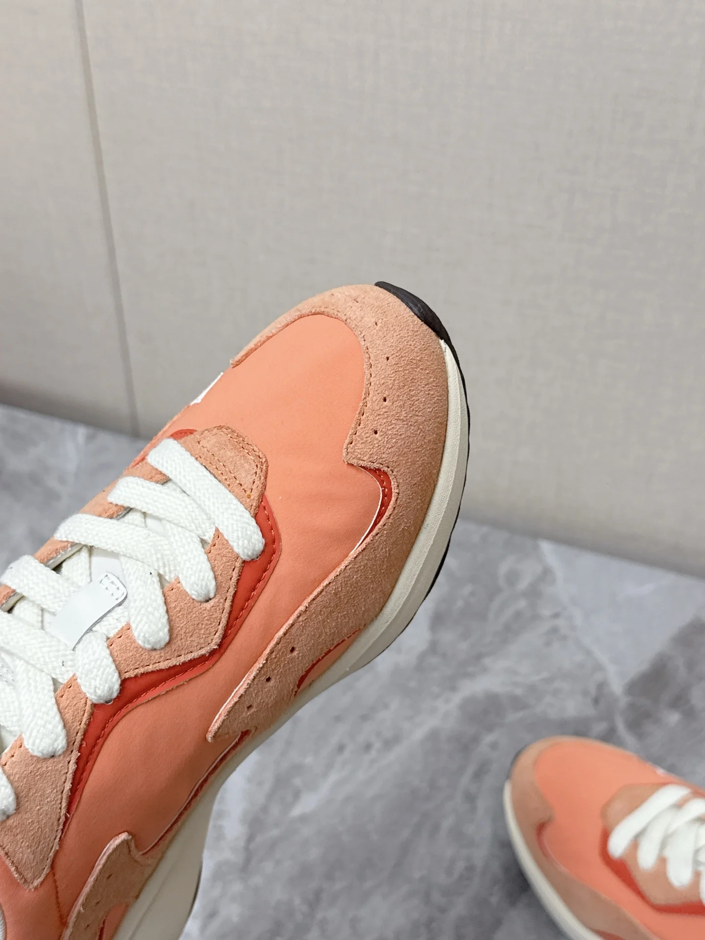 LV Sneakers Nylon Suede Orange-White EU39-45 C30202609111371 - Image 6