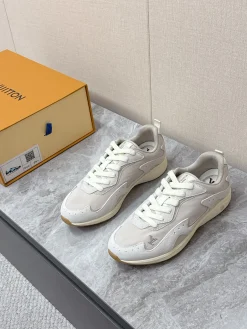LV Sneakers Nylon Suede White-Brown EU39-45 C30202609111370