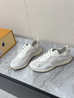 Alternative view of LV Sneakers Nylon Suede White-Brown EU39-45 C30202609111370