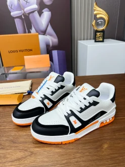 Alternative view of LV Sneakers White-Black-Orange C00202609111628