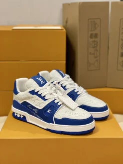 LV Sneakers White-Blue C00202609111601