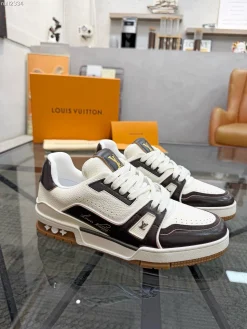 LV Sneakers White-Brown C00202609111603