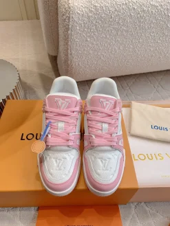 LV Sneakers White-Pink B80202609111670