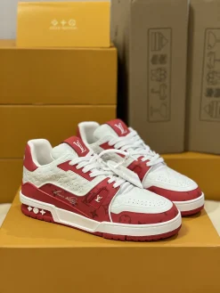 LV Sneakers White-Red C00202609111597