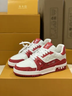Alternative view of LV Sneakers White-Red C00202609111597