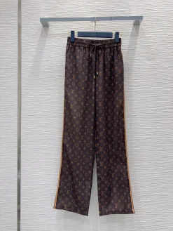 LV Suits Linen Blend Brown-Gold S-M-L B25202609062912