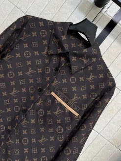Alternative view of LV Suits Linen Blend Brown-Gold S-M-L B35202609062493