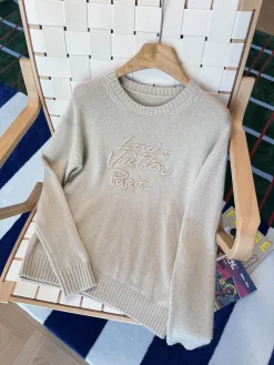 LV Sweaters Beige S-M-L D65202609060044
