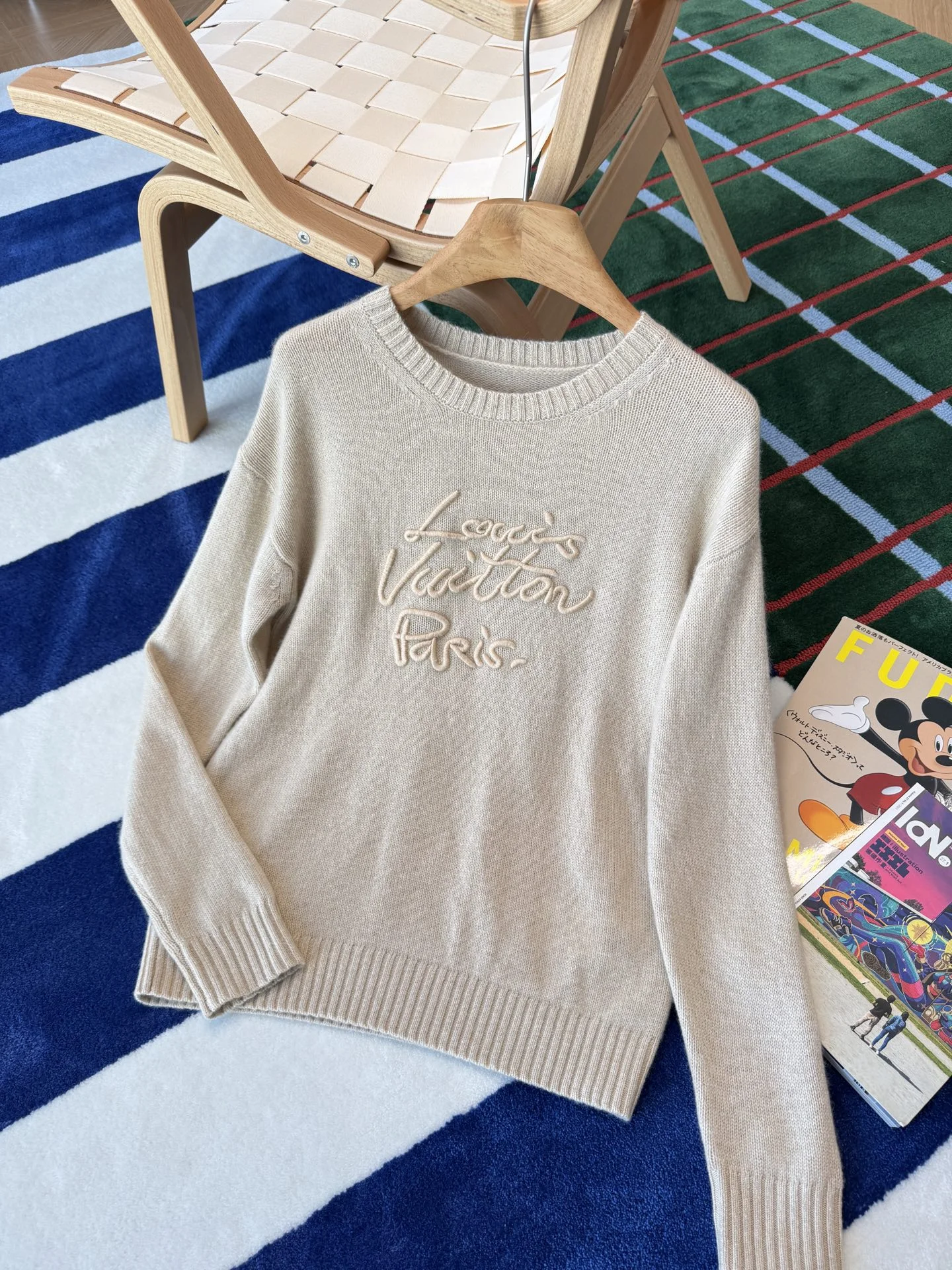LV Sweaters Beige S-M-L D65202609060044 - Image 4