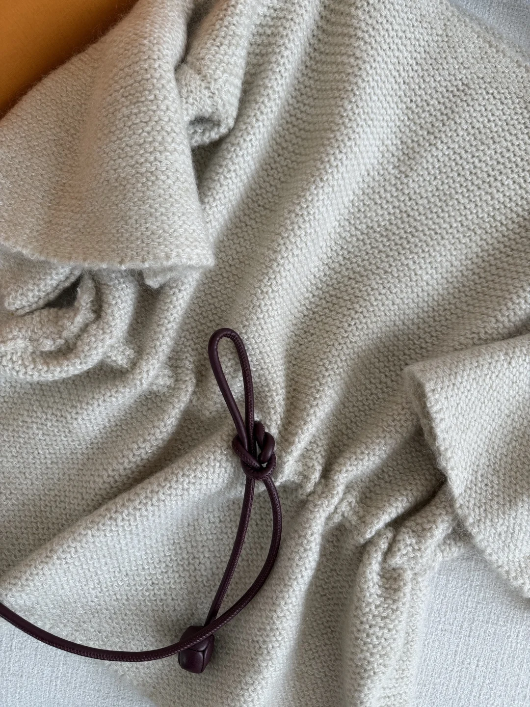 LV Sweaters Mohair Beige-Burgundy S-L C45202609061986 - Image 4