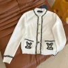 LV Sweaters White-Black S-L B75202609063540