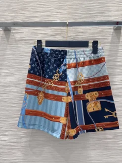Alternative view of LV T-shirts Blue-Gold S-M-L B65202609063573