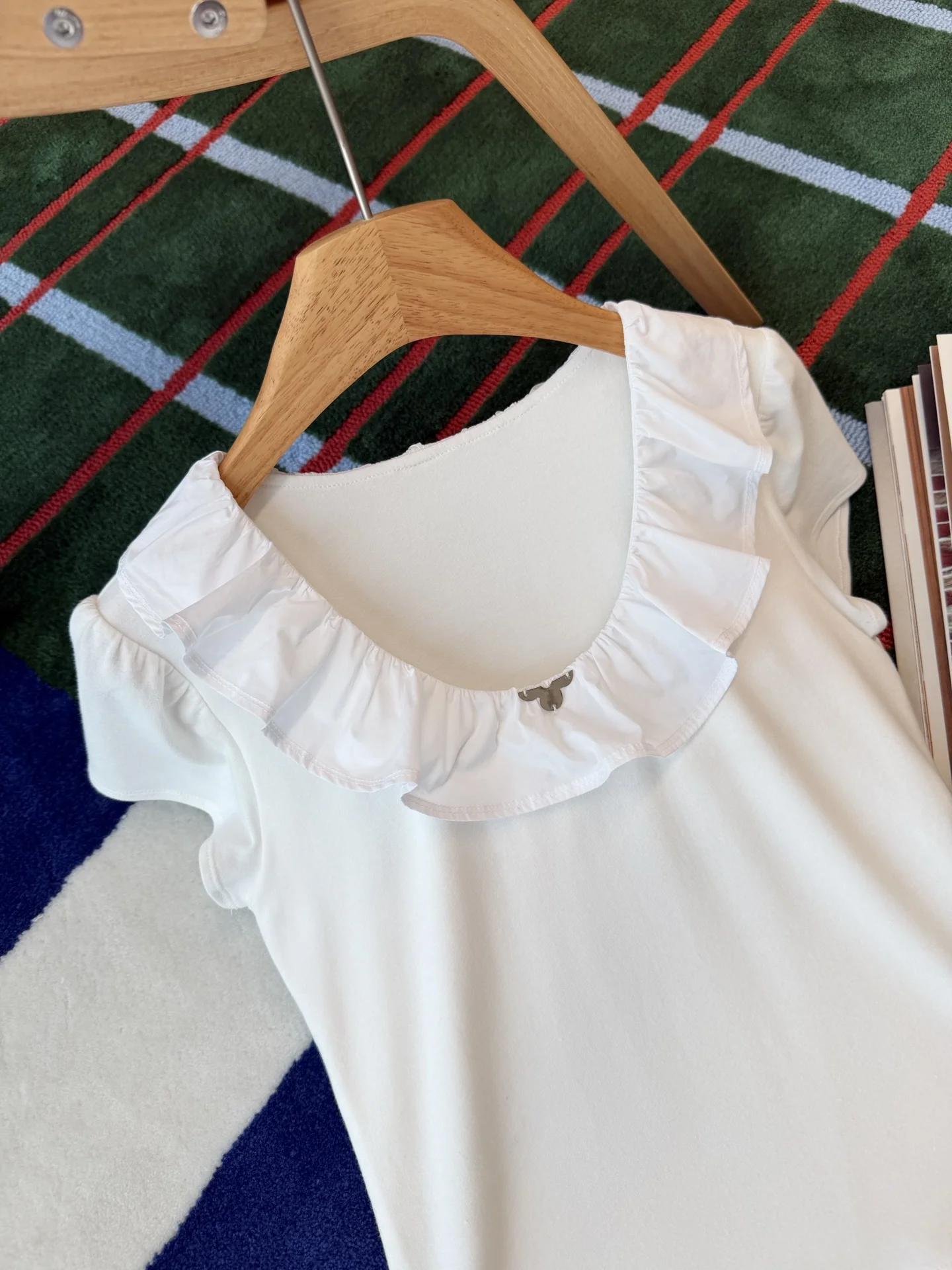 LV T-shirts Cotton Blend White S-M-L B15202609061406 - Image 3