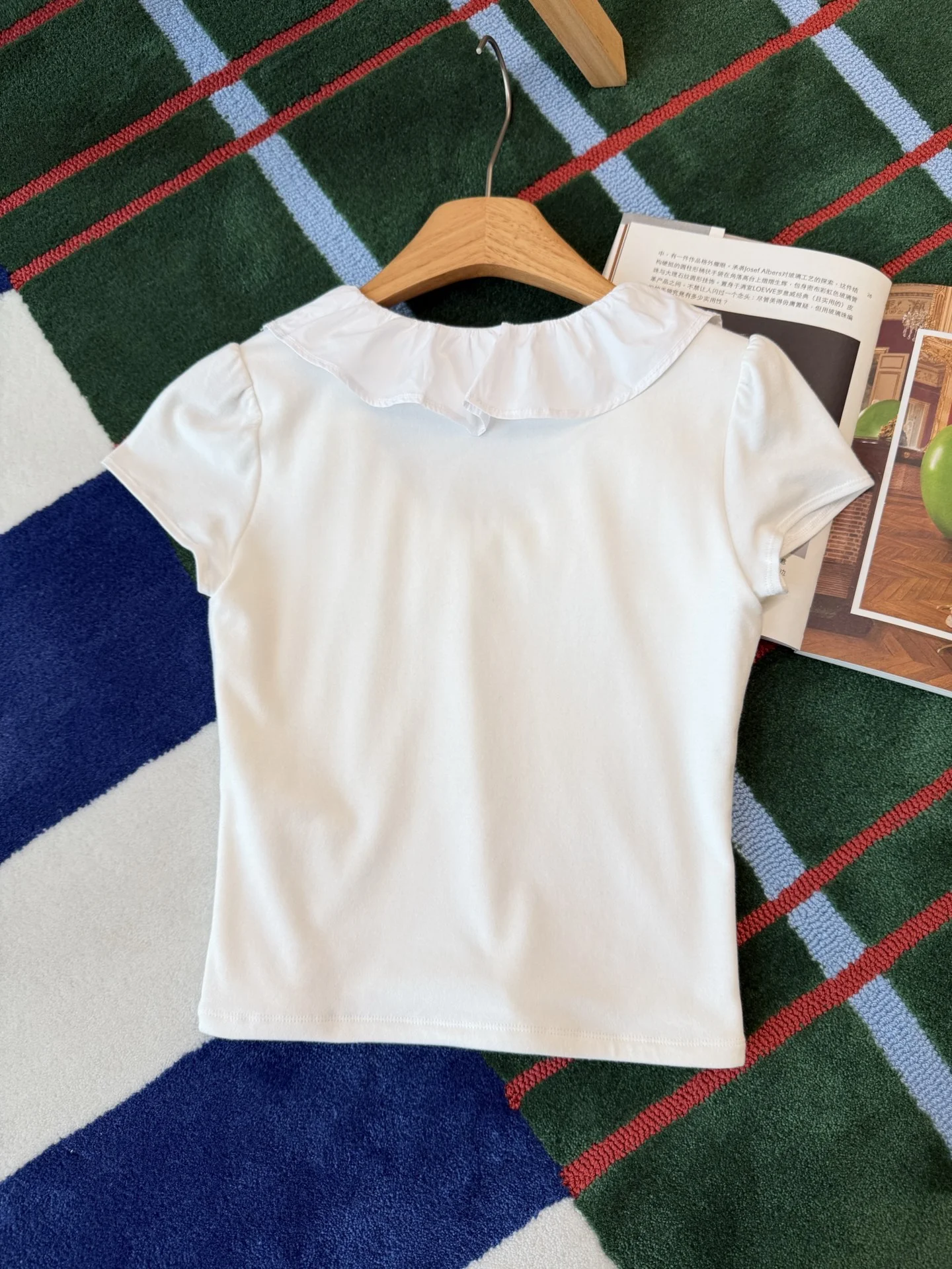 LV T-shirts Cotton Blend White S-M-L B15202609061406 - Image 5