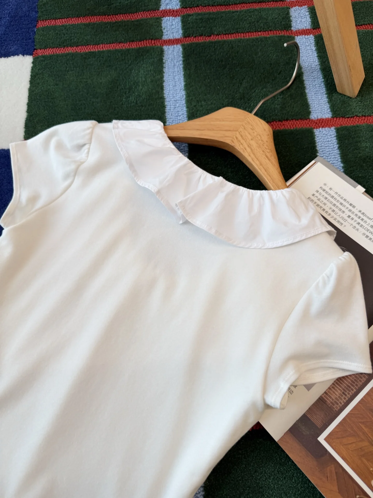 LV T-shirts Cotton Blend White S-M-L B15202609061406 - Image 6