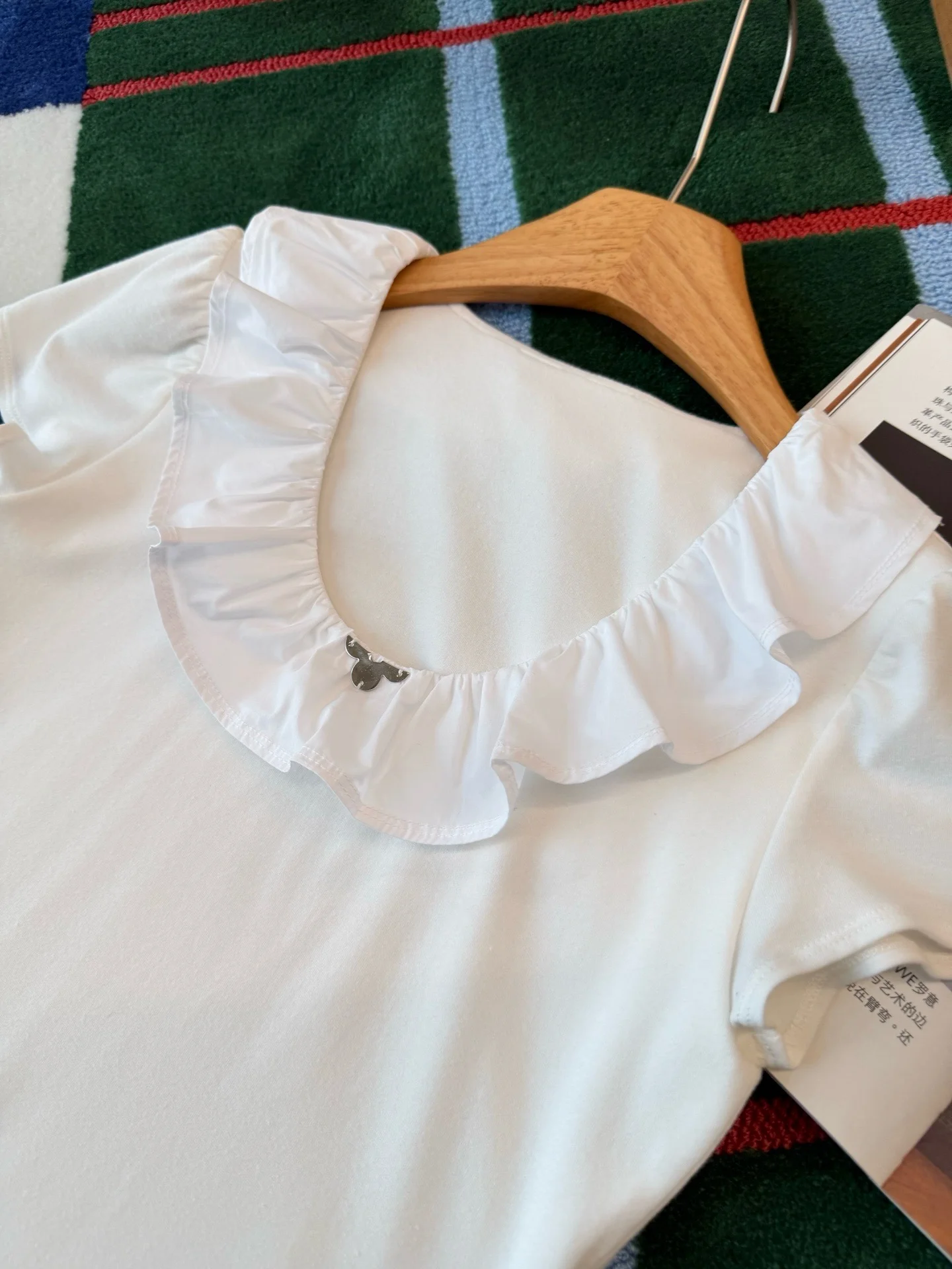 LV T-shirts Cotton Blend White S-M-L B15202609061406 - Image 8