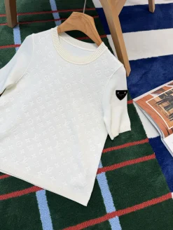 Alternative view of LV T-shirts White-Black S-L C45202609061401