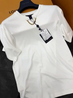 LV T-shirts White-Gold S-L B15202609060294