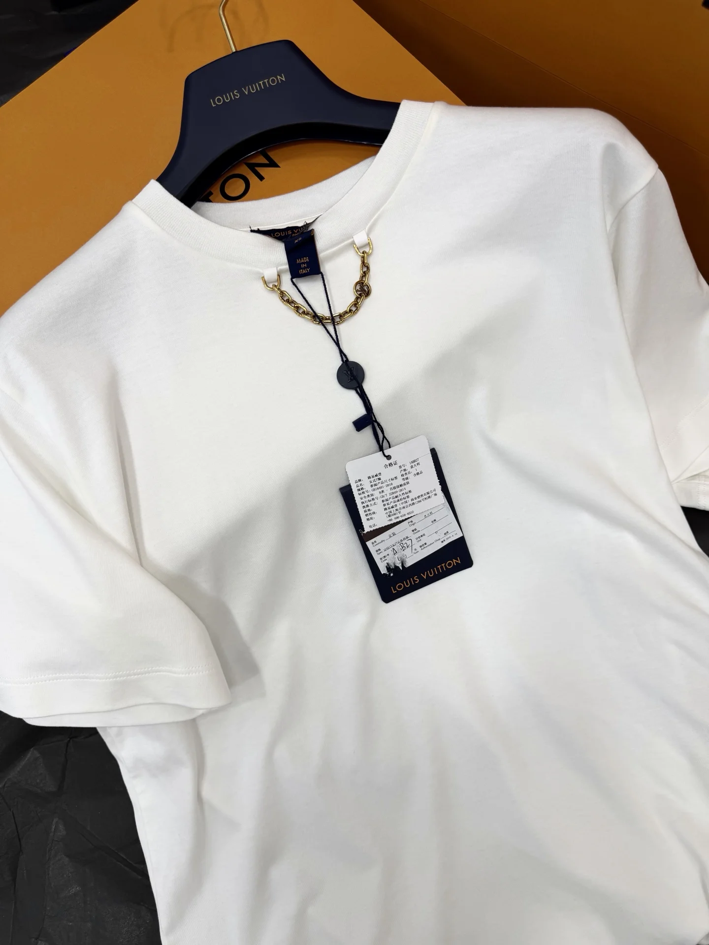 LV T-shirts White-Gold S-L B15202609060294 - Image 2