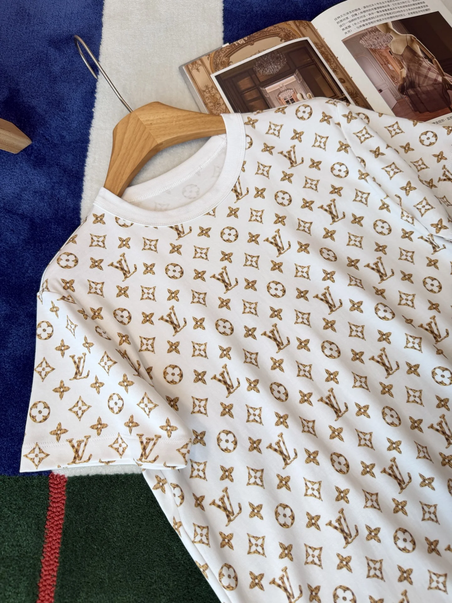 LV T-shirts White-Gold S-L B15202609063264 - Image 4