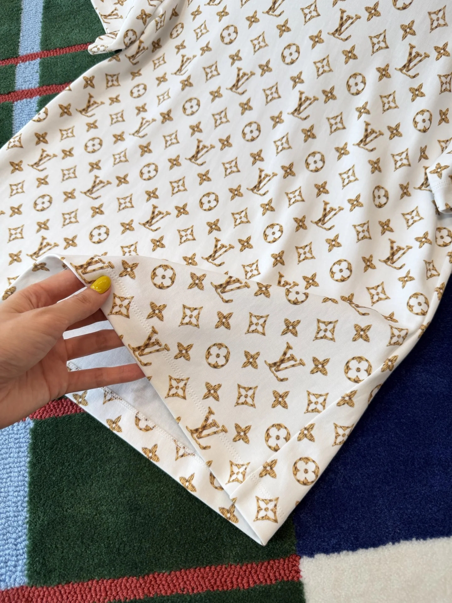 LV T-shirts White-Gold S-L B15202609063264 - Image 5