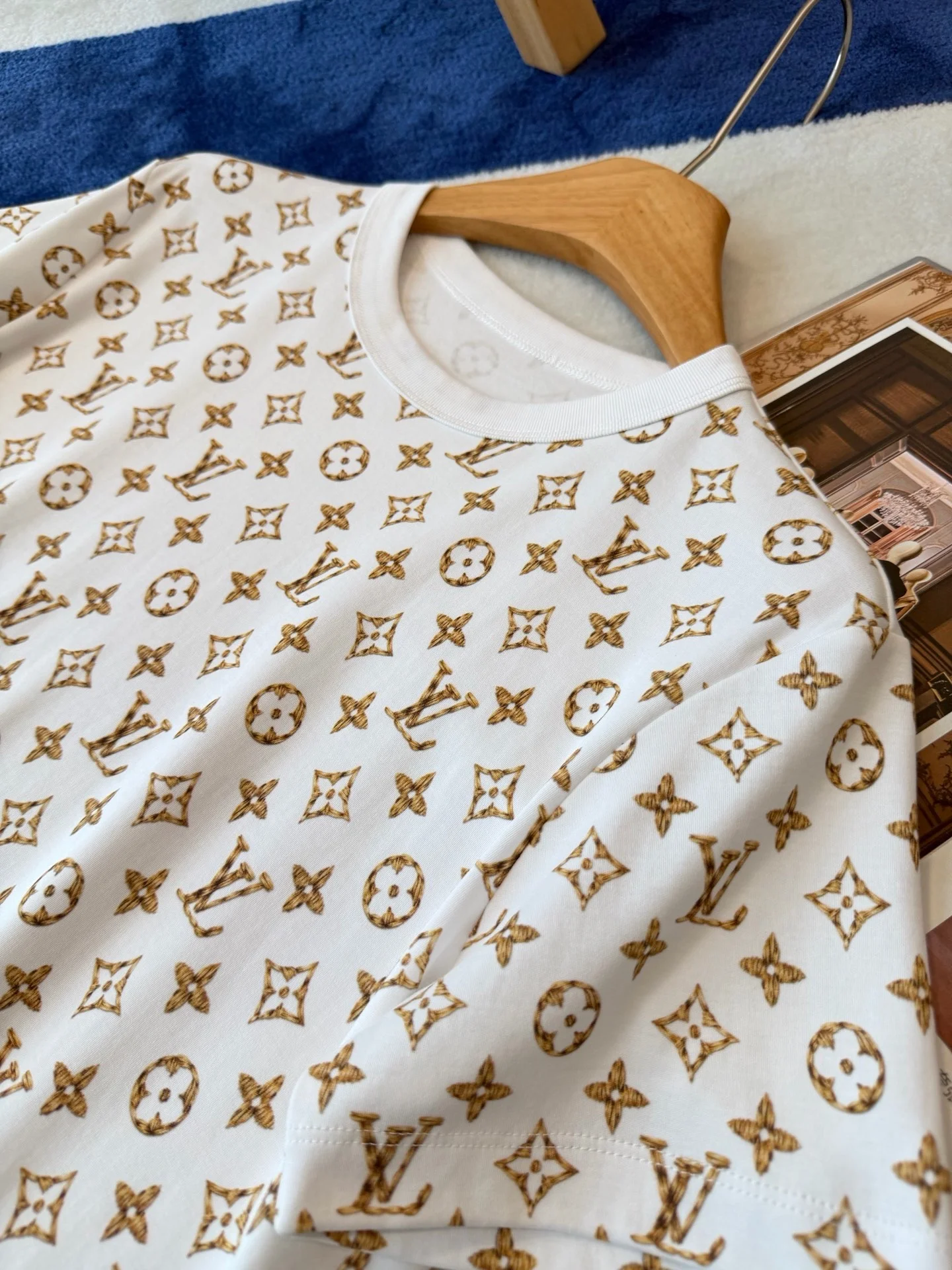 LV T-shirts White-Gold S-L B15202609063264 - Image 7